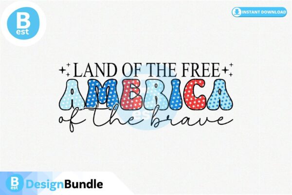 land-of-the-free-america-of-the-brave-svg