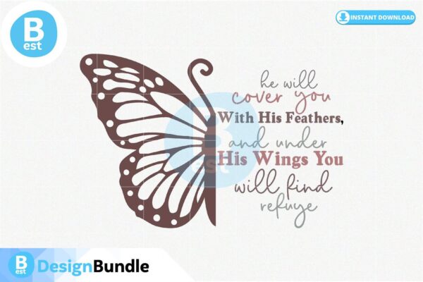 he-will-cover-you-with-his-feathers-svg