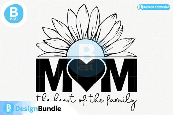 mom-the-heart-of-the-family-svg