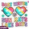 boat-waves-sun-rays-lake-days-png-summer