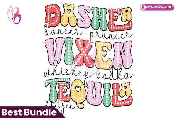 dasher-dancer-prancer-vixen-whiskey-vodk