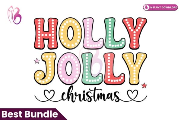 holly-jolly-christmas-retro-png