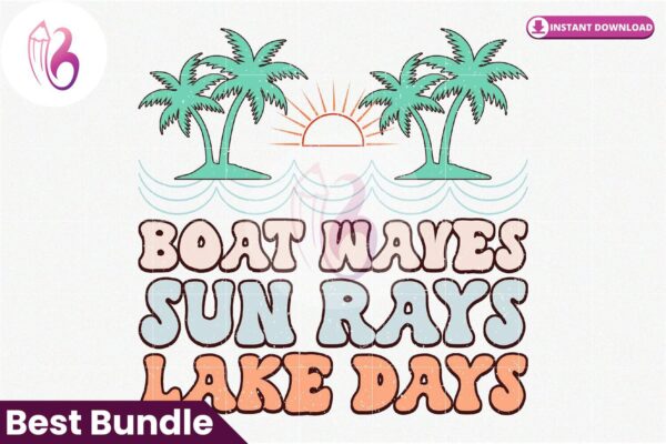 boat-waves-sun-rays-lake-days-retro-sub