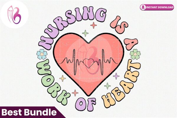 nursing-is-a-work-of-heart-retro-png