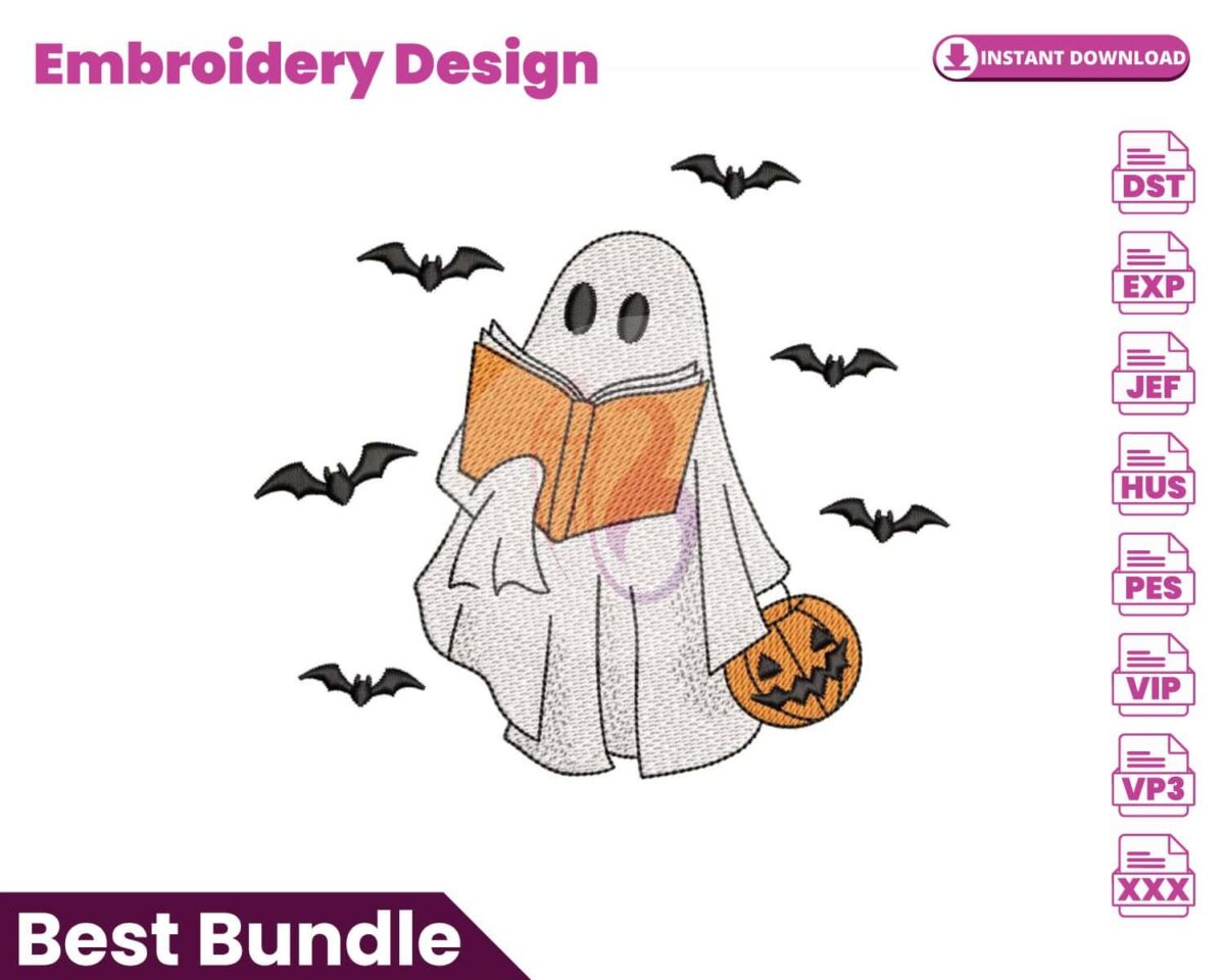 ghost-reading-book-embroidery-design