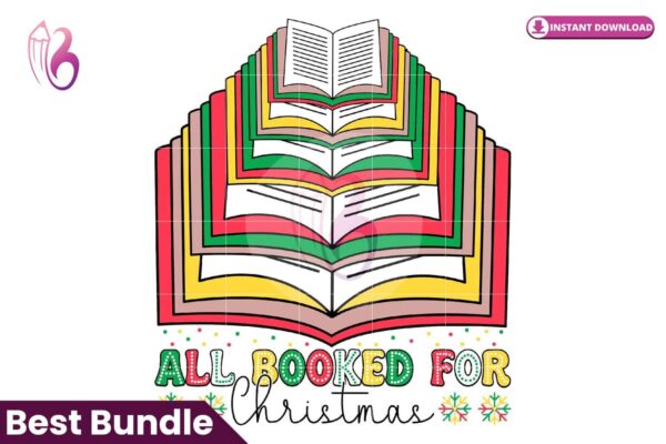 all-booked-for-christmas-png