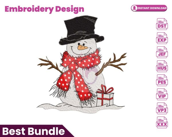 snowman-embroidery-design