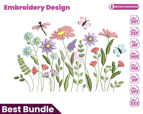 wildflowers-embroidery-design