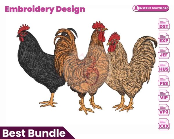 hens-embroidery-design