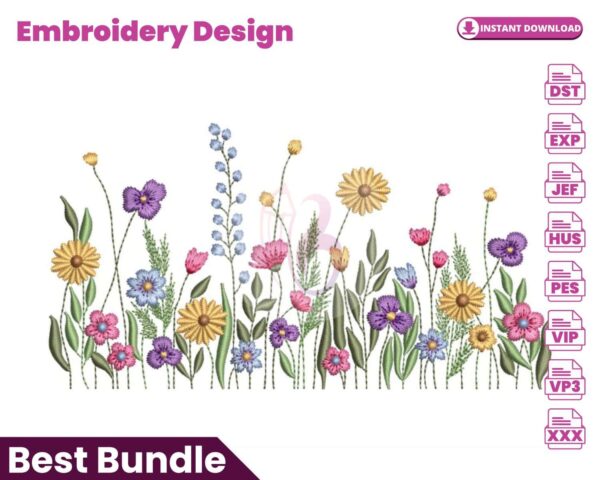 wildflowers-embroidery-design