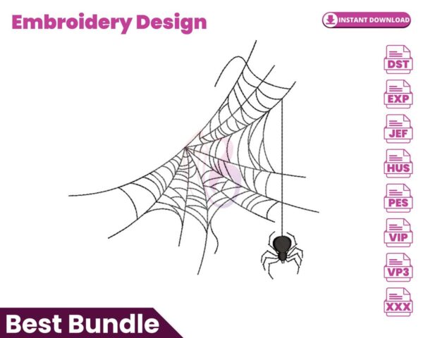 spider-web-embroidery-design