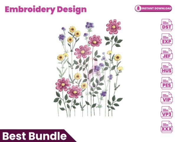 wildflowers-embroidery-design