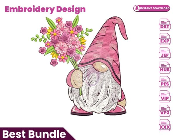 gnome-with-a-bouquet-embroidery-design