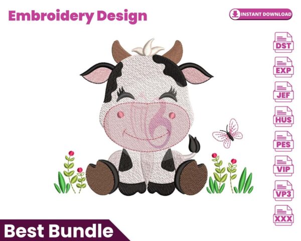 baby-cow-embroidery-design