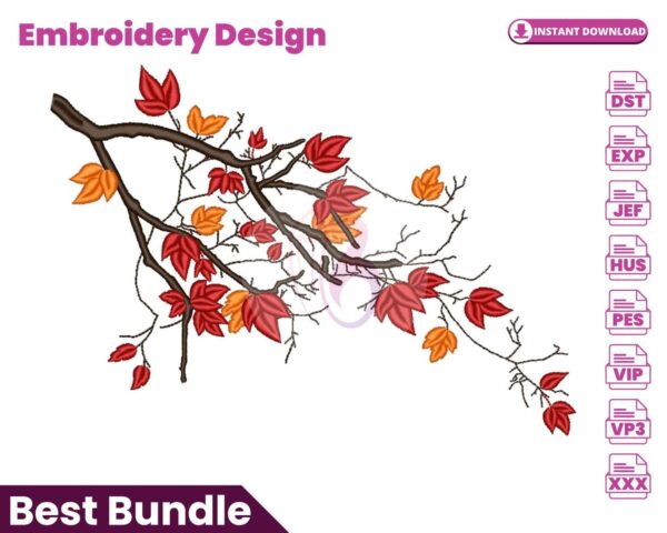 autumn-branch-embroidery-design