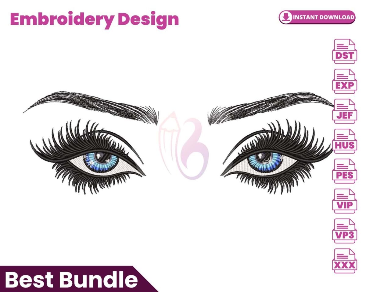 eyes-embroidery-design