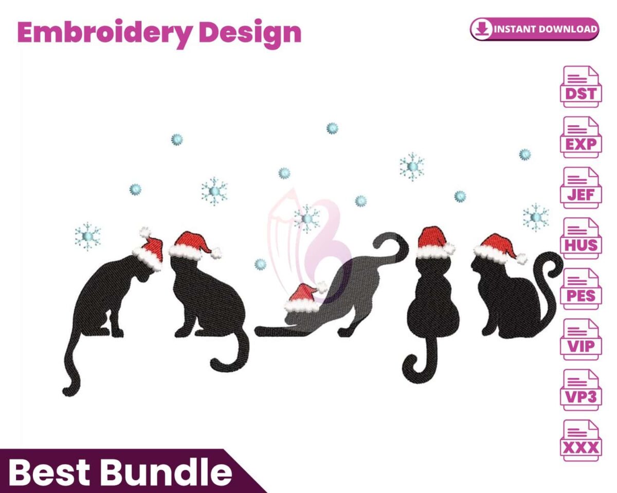 christmas-cats-embroidery-design