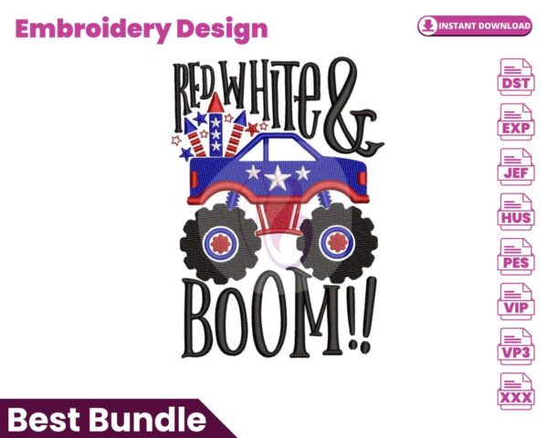 red-white-and-boom-truck-embroidery-design