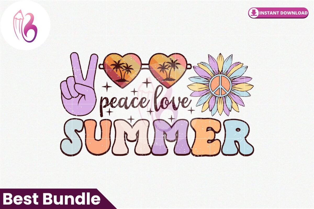 peace-love-summer-retro-sublimation