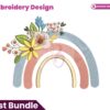 floral-boho-rainbow-embroidery-design
