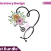 floral-stethoscope-embroidery-design