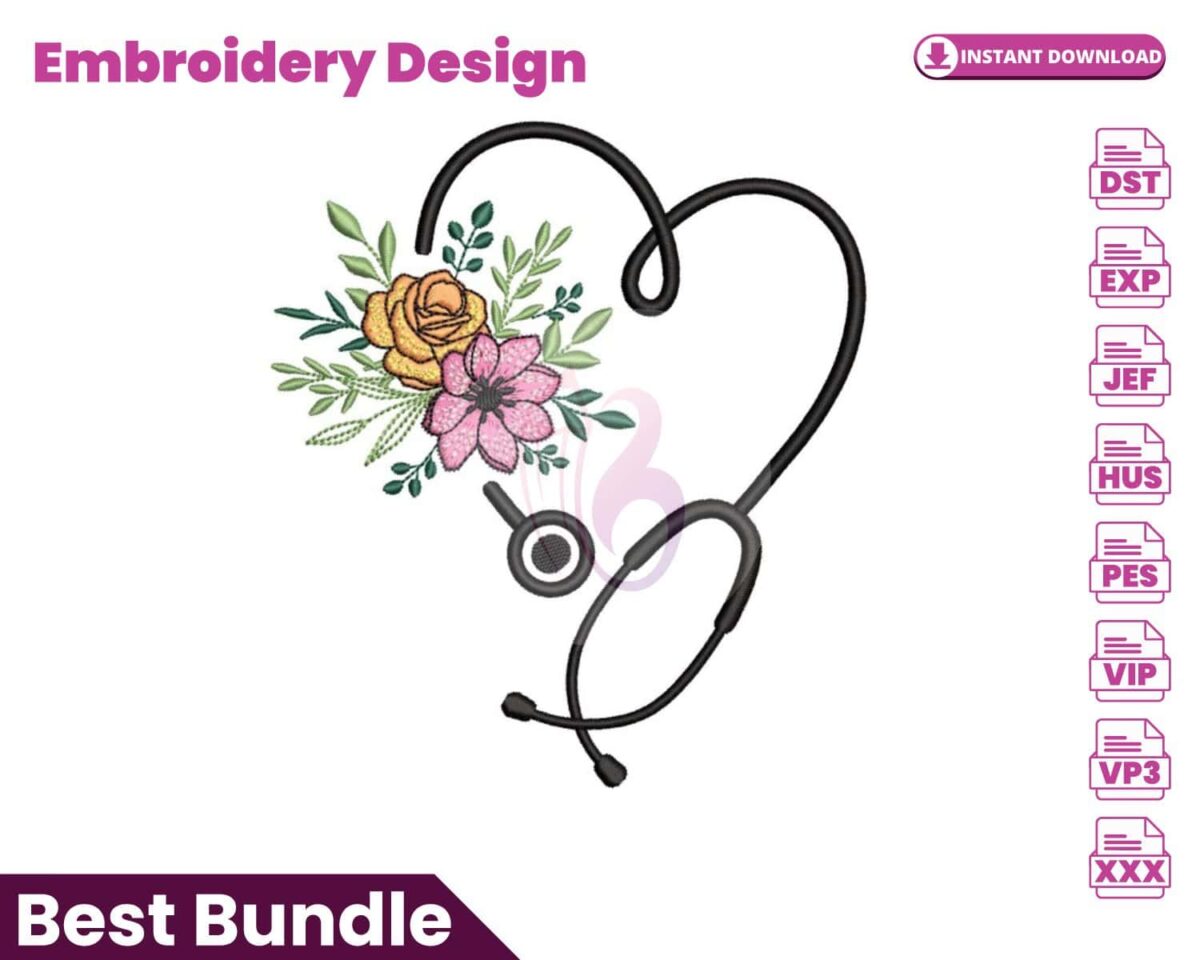 floral-stethoscope-embroidery-design