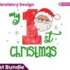 my-1st-christmas-applique-embroidery-design