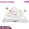 floral-book-embroidery-design