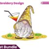 summer-gnome-with-a-cocktail-embroidery-design