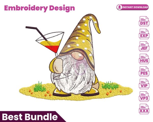summer-gnome-with-a-cocktail-embroidery-design