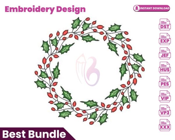 christmas-wreath-embroidery-design