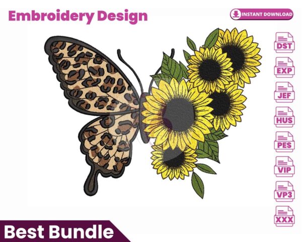 sunflower-butterfly-embroidery-design