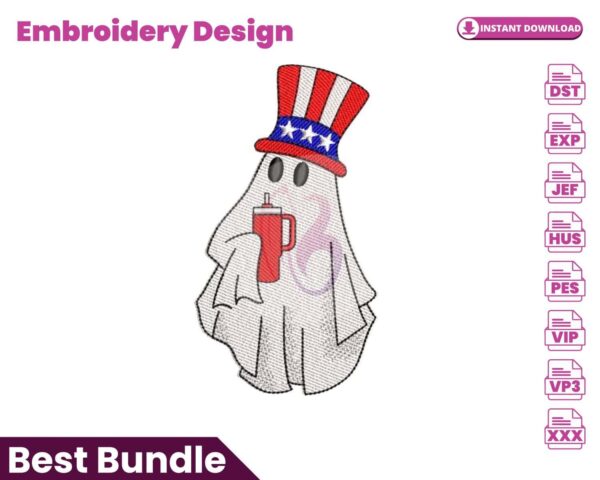 patriotic-ghost-embroidery-design