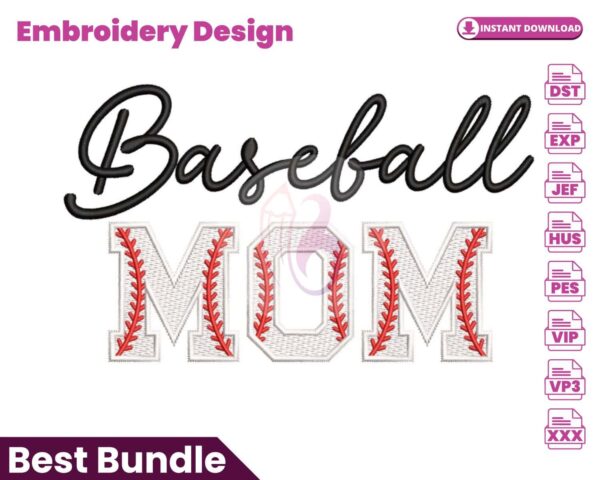 baseball-mom-embroidery-design
