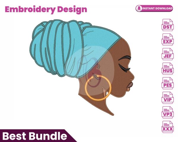 african-woman-embroidery-design