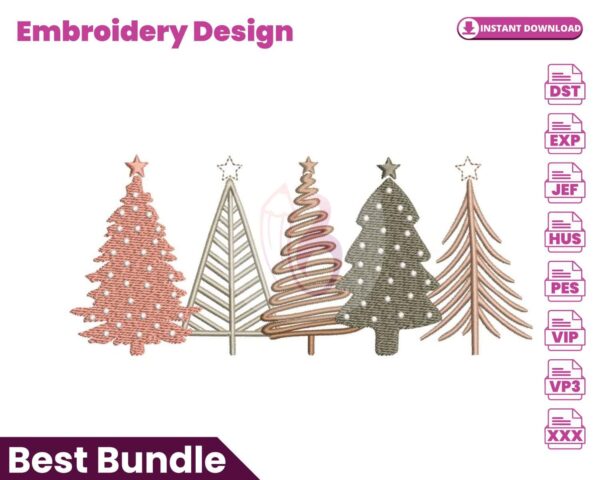 christmas-trees-embroidery-design