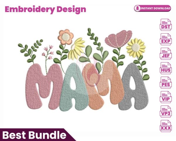 mama-flower-embroidery-design
