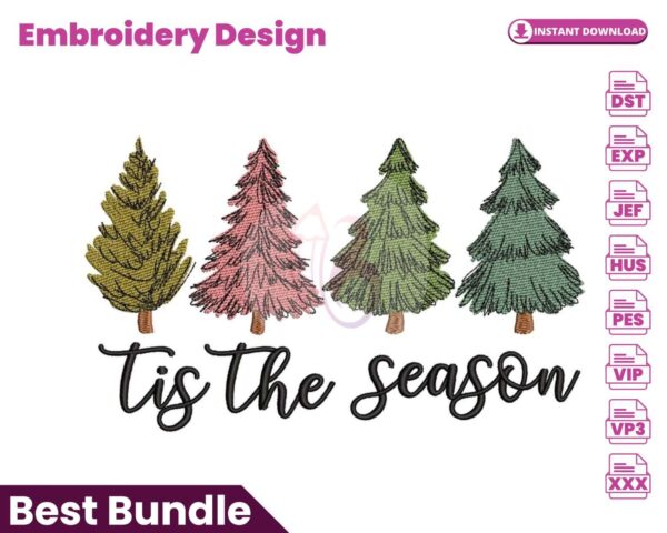 christmas-trees-embroidery-design