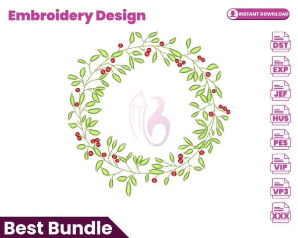 floral-wreath-embroidery-design