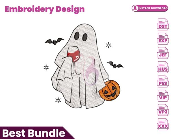 ghost-with-glass-of-wine-embroidery-design