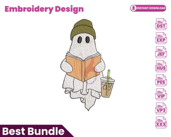 cute-ghost-reading-book-embroidery-design