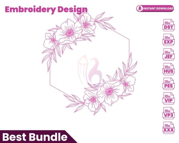 floral-frame-embroidery-design