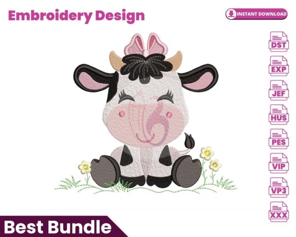 baby-cow-embroidery-design