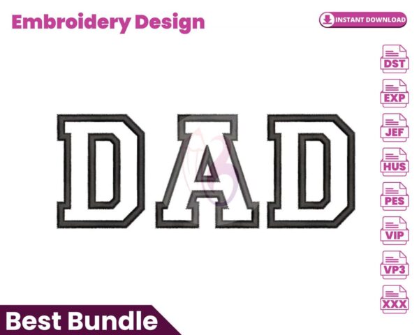 dad-applique-embroidery-design