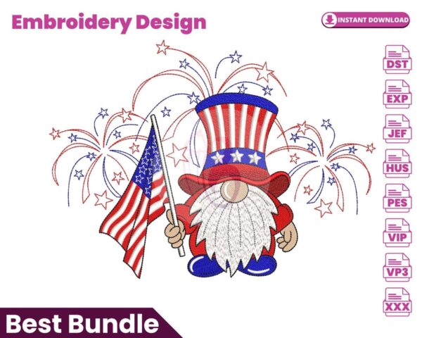 american-gnome-with-fireworks-embroidery-design
