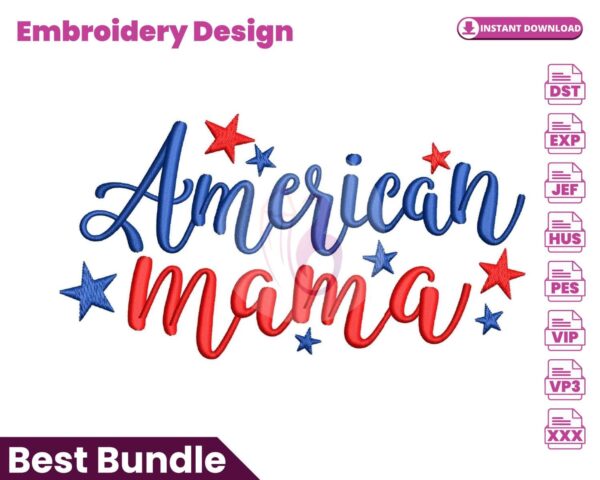 american-mama-embroidery-design