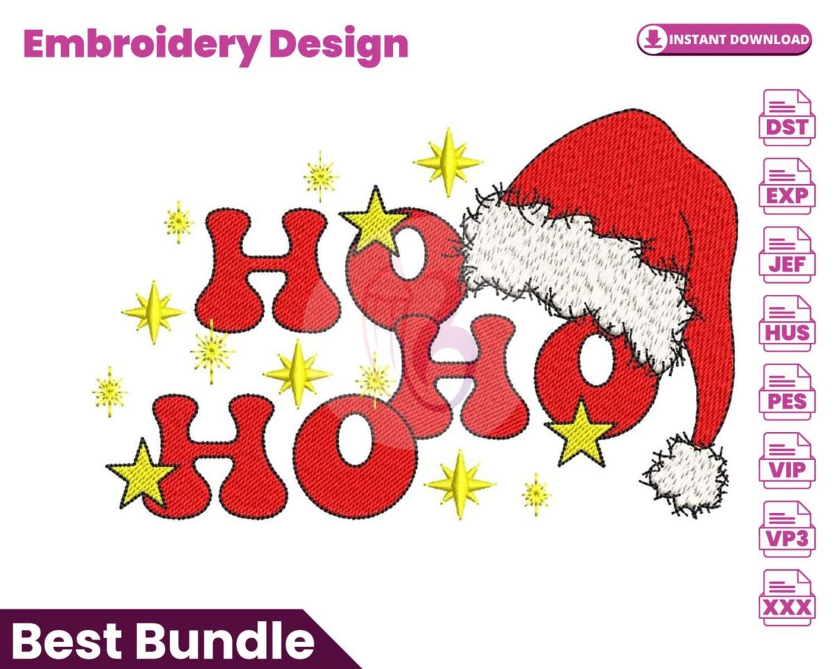 ho-ho-ho-embroidery-design
