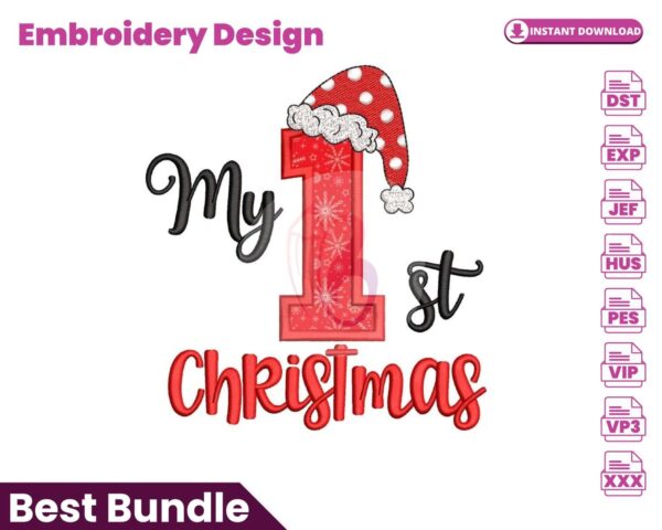 my-1st-christmas-applique-embroidery-design