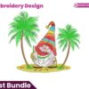 summer-gnome-embroidery-design