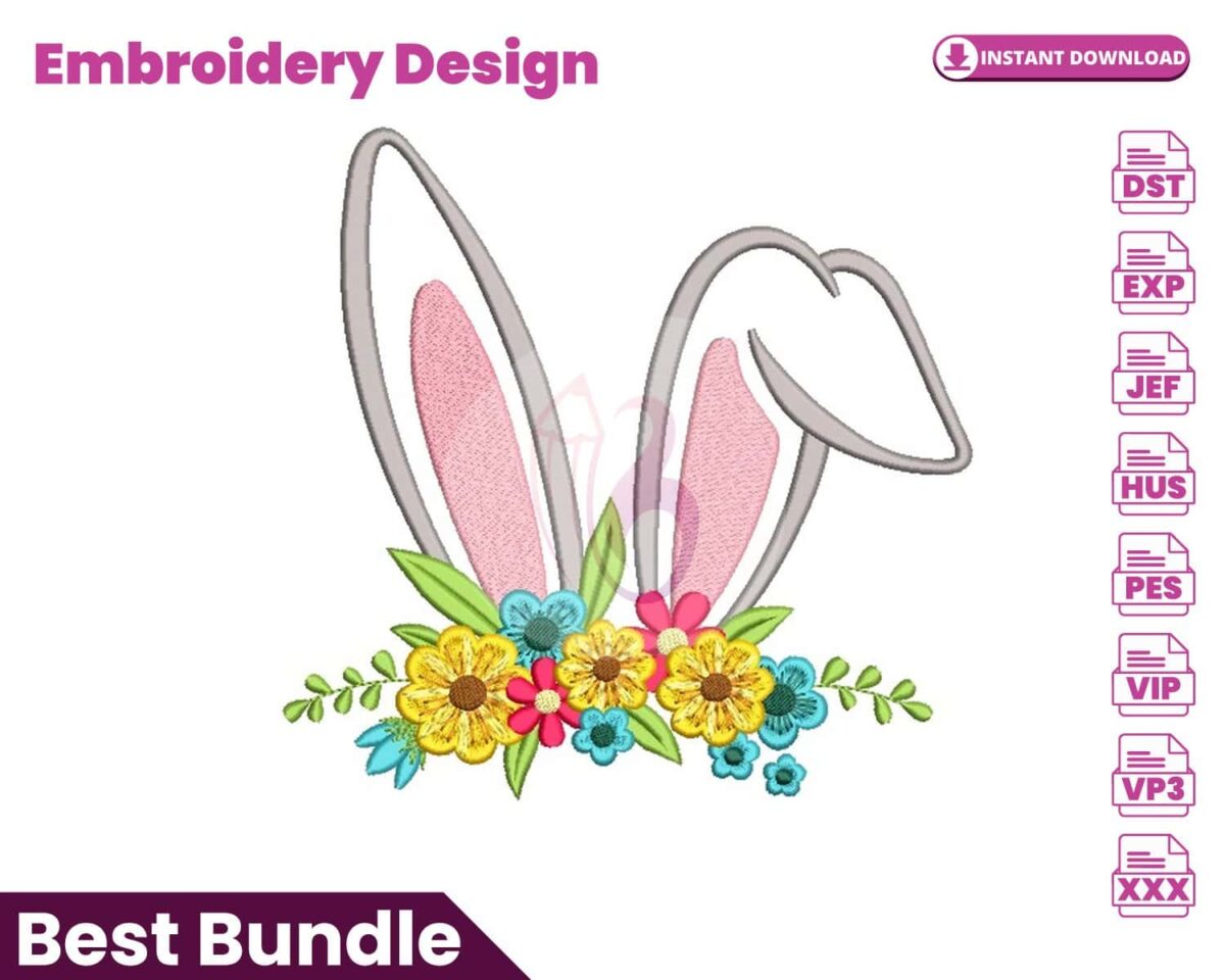 floral-bunny-ears-embroidery-design